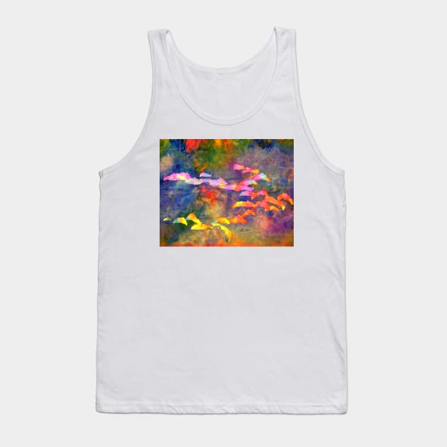 School of Fish Detail Tank Top by DANAROPER